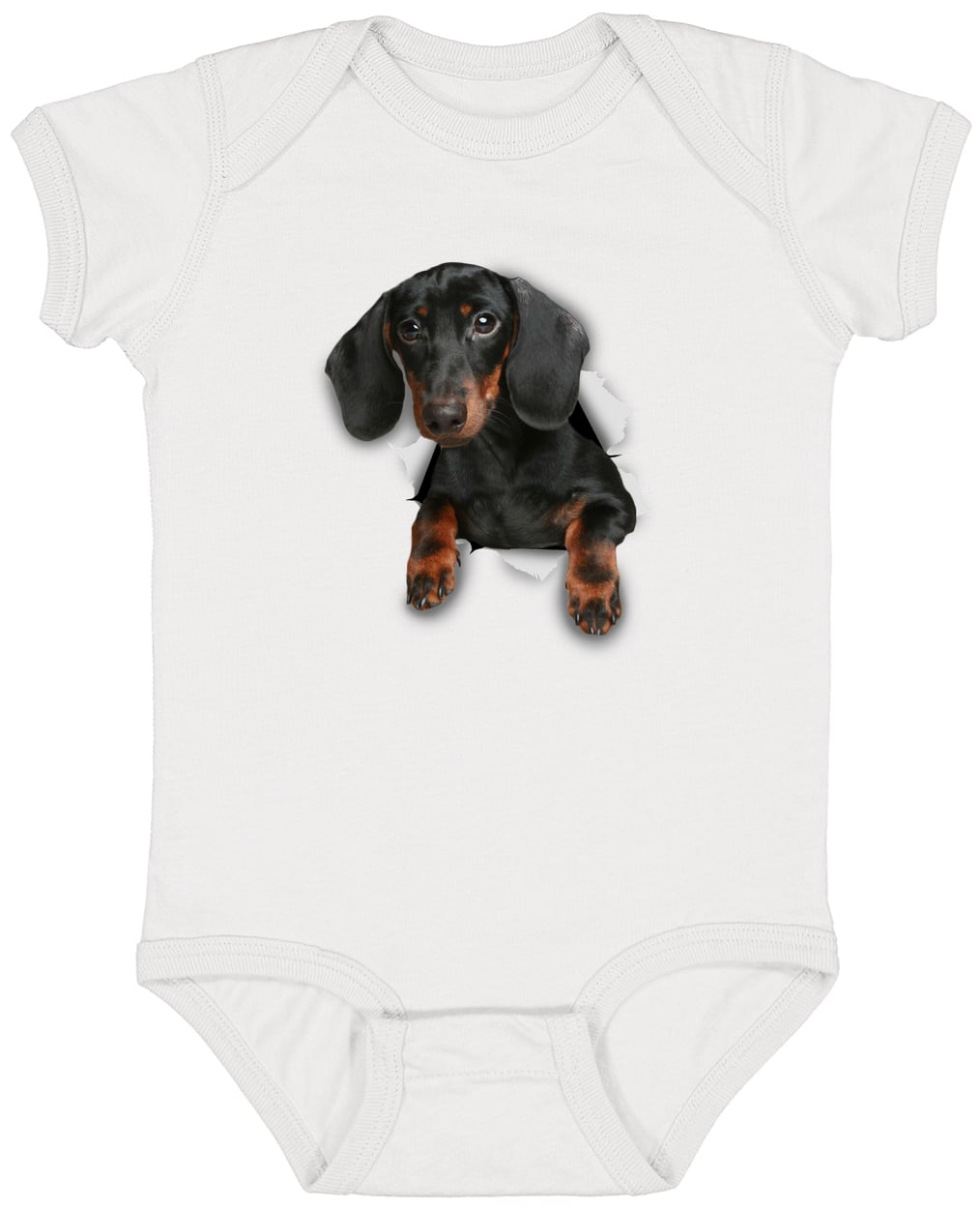 4424 Infant Fine Jersey Bodysuit - White