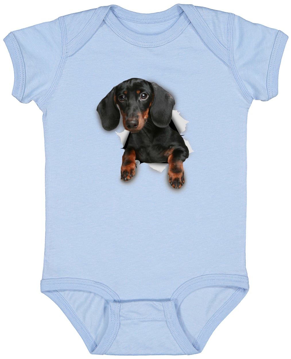 4424 Infant Fine Jersey Bodysuit - Light Blue