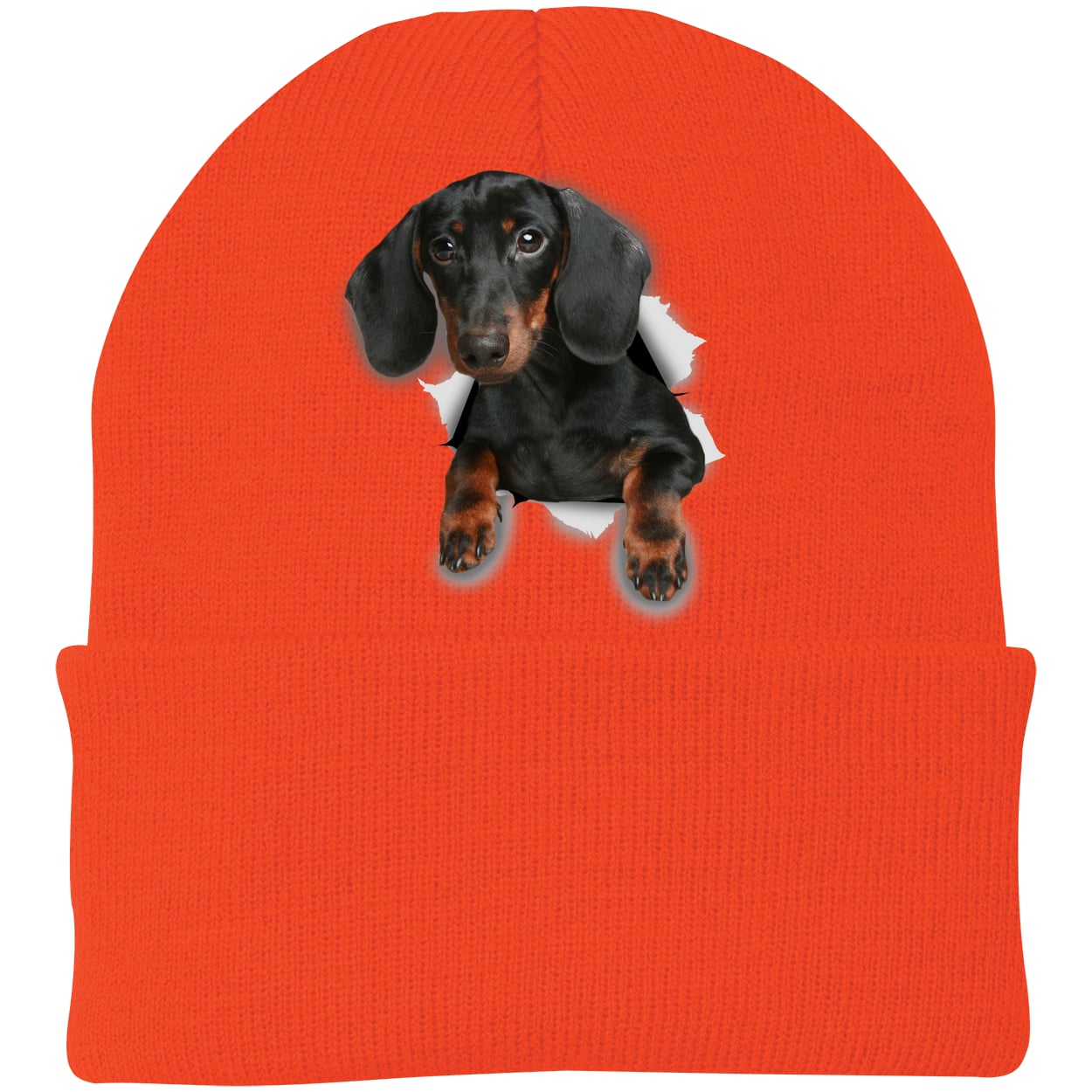 CP90 Port & Company Knit Beanie - Athletic Orange
