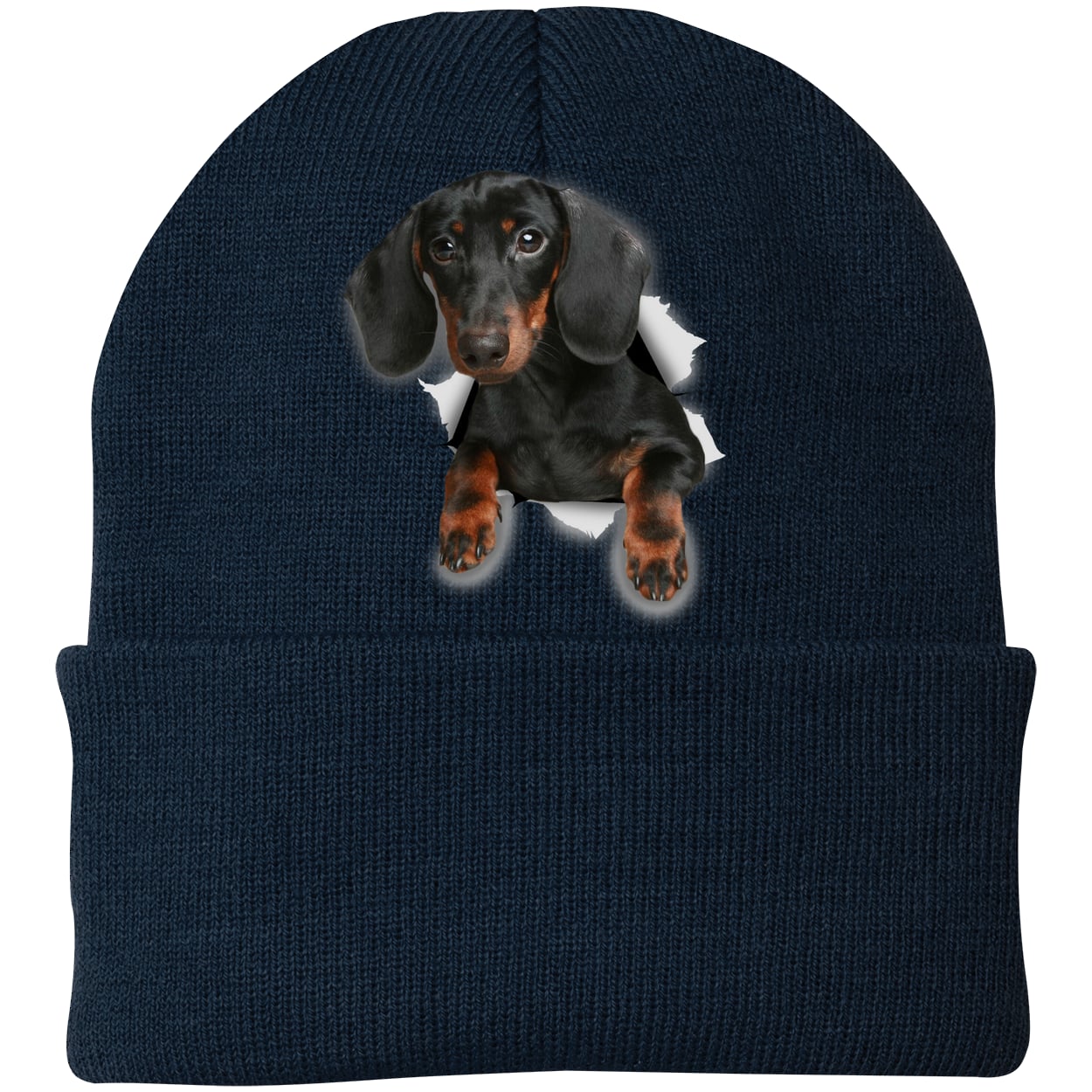 CP90 Port & Company Knit Beanie - Navy