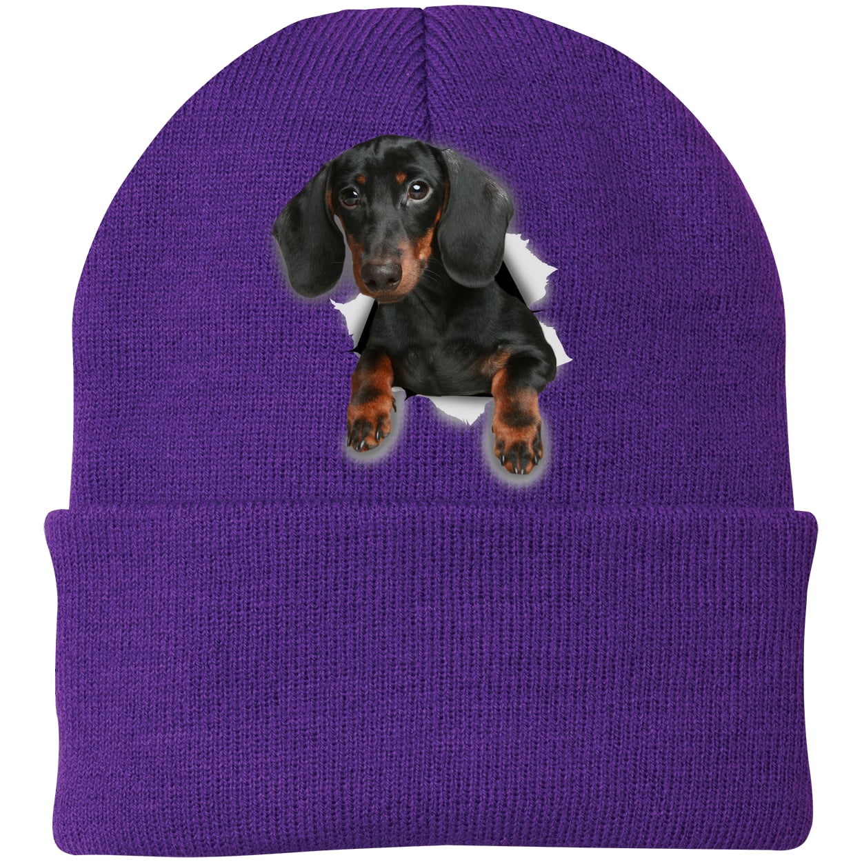 CP90 Port & Company Knit Beanie - Athletic Purple