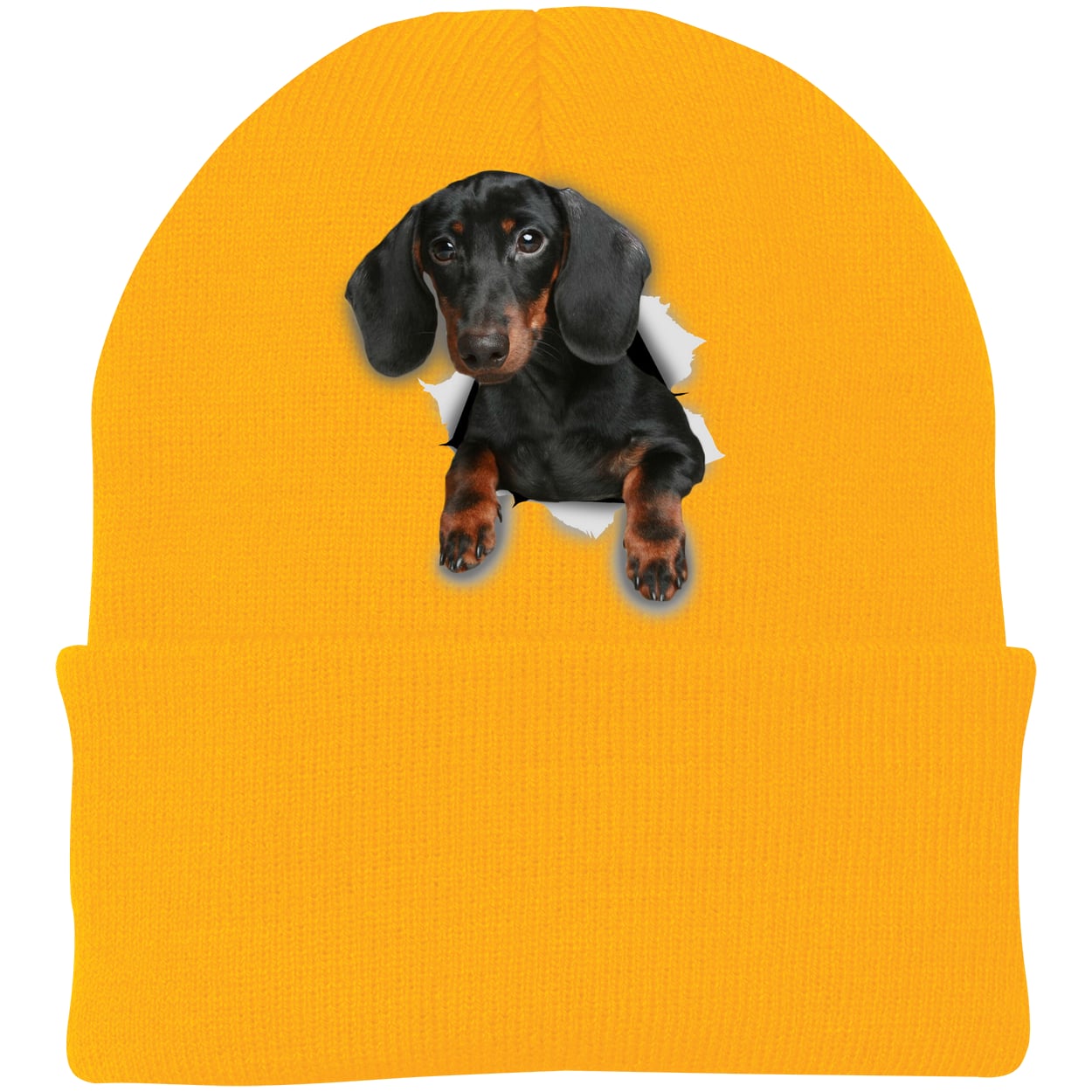 CP90 Port & Company Knit Beanie - Athletic Gold