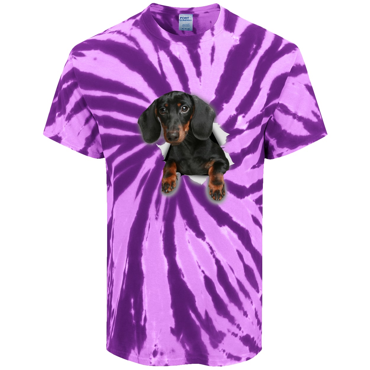 PC147 Port & Company Tie-Dye Tee - Purple