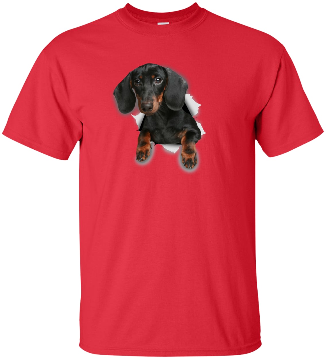 G200T Gildan Mens Tall Ultra Cotton Tee - Red