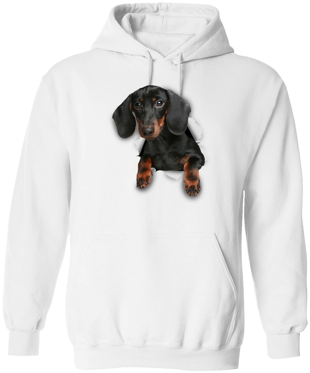 G185 Gildan Pullover Hoodie - White