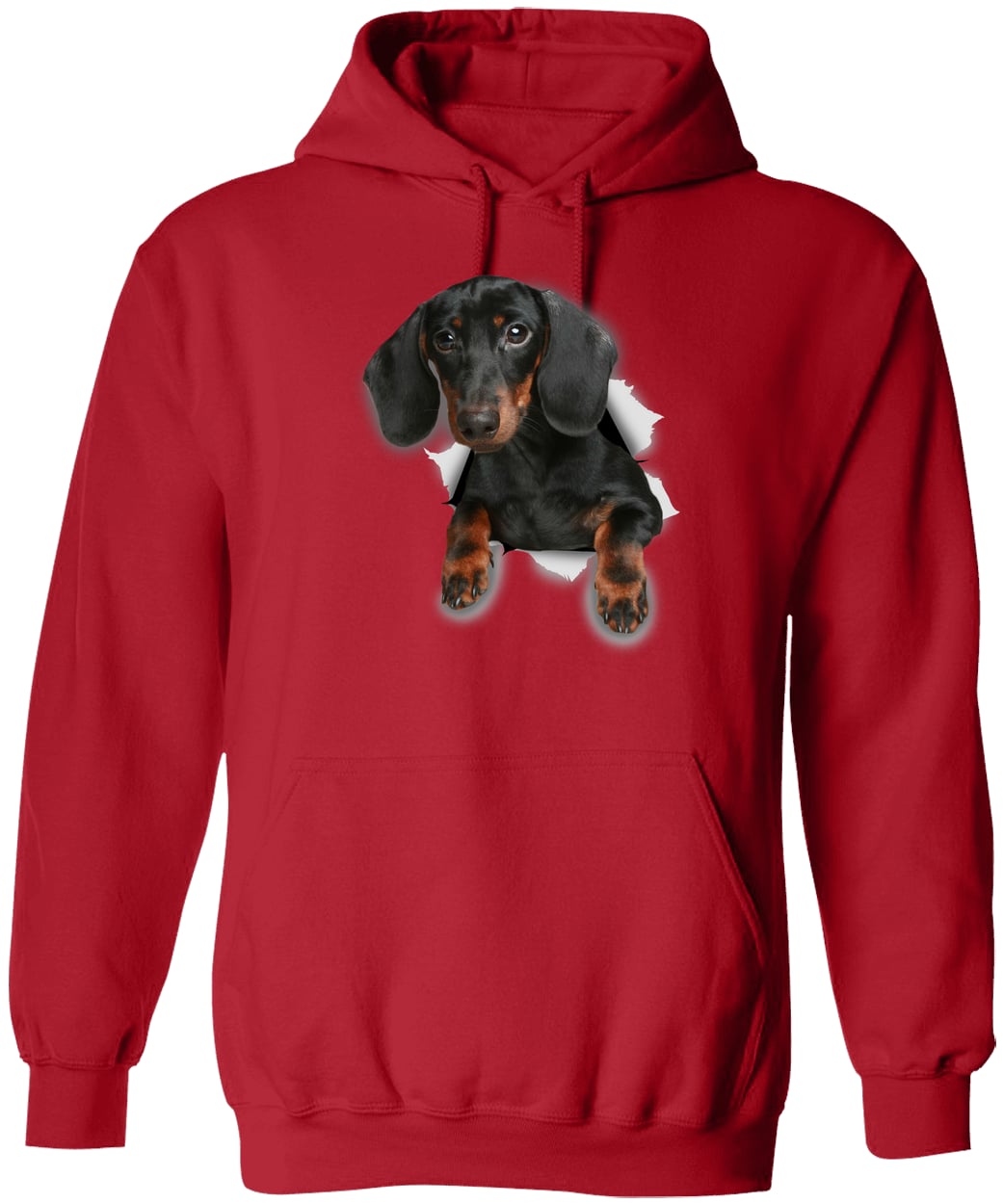 G185 Gildan Pullover Hoodie - Red