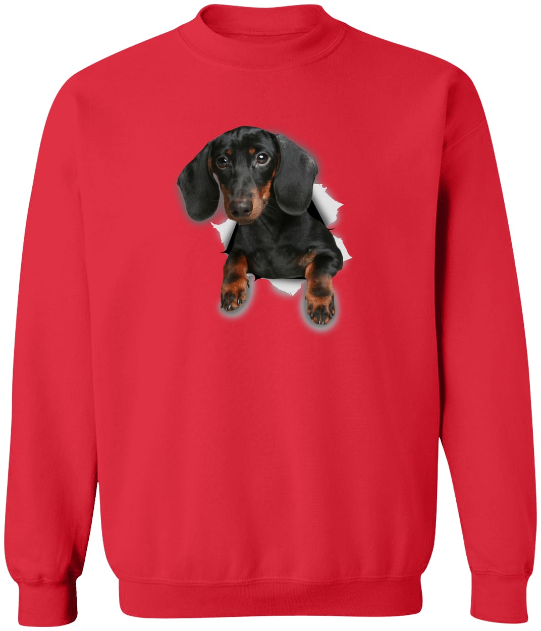 G180 Gildan Crewneck Pullover Sweatshirt - Red