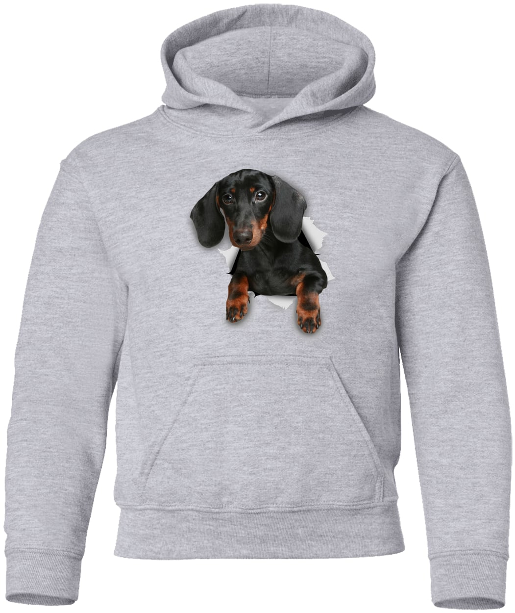 G185B Gildan Youth Pullover Hoodie - Sport Grey