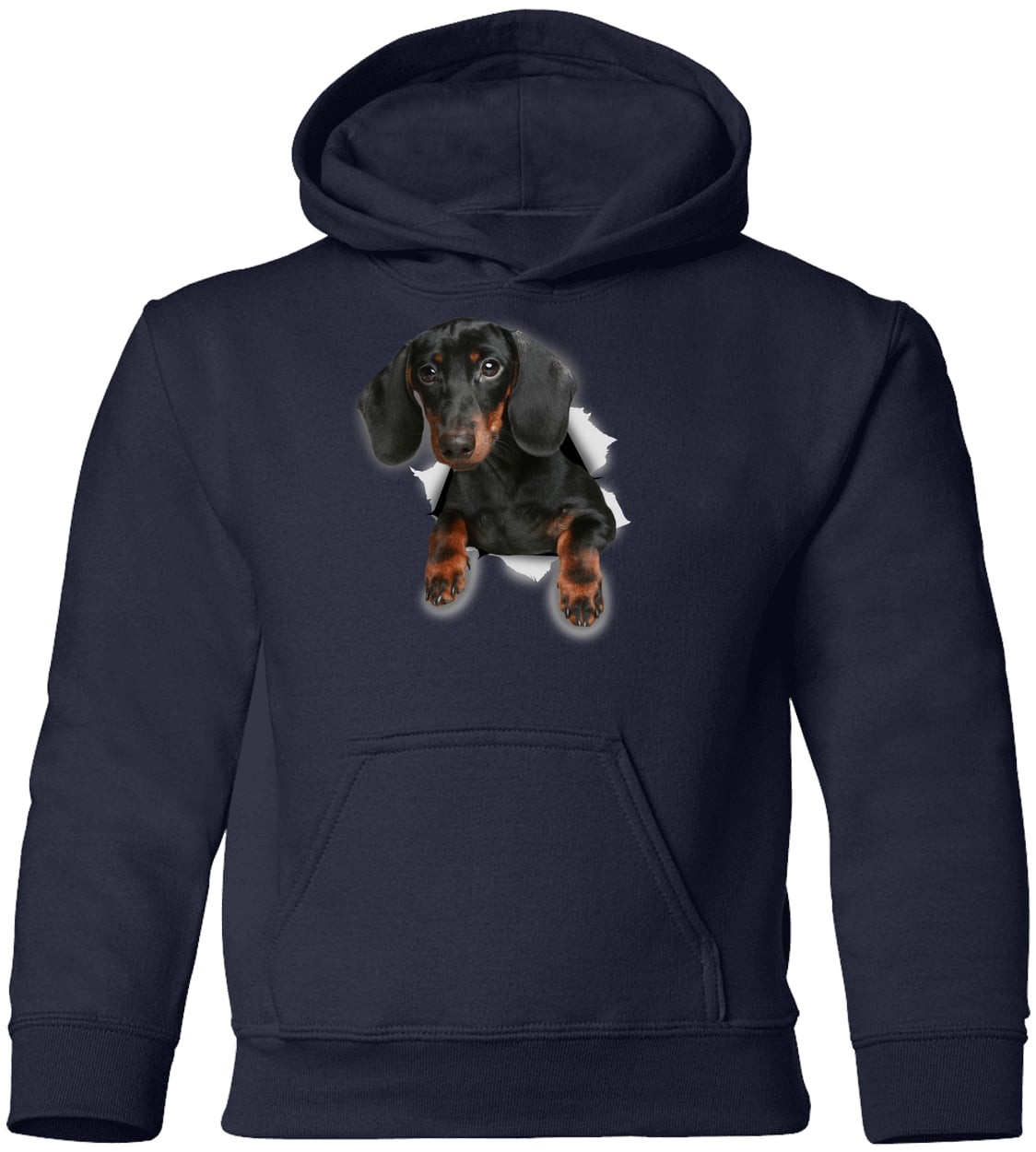 G185B Gildan Youth Pullover Hoodie - Navy