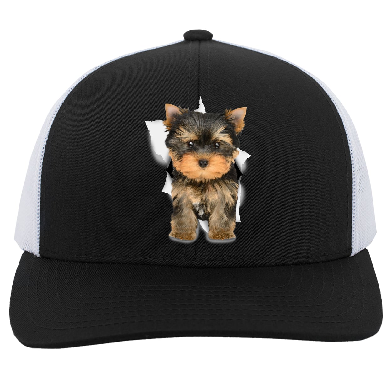 104C Trucker Snap Back - Black/White