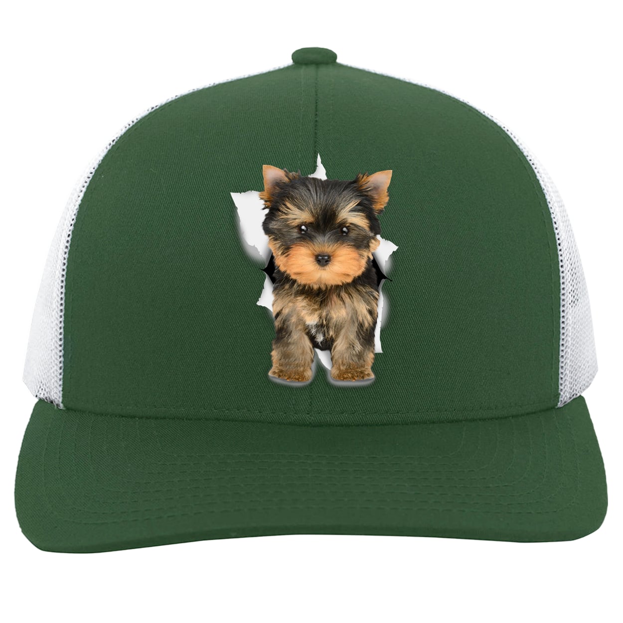 104C Trucker Snap Back - Dark Green/White