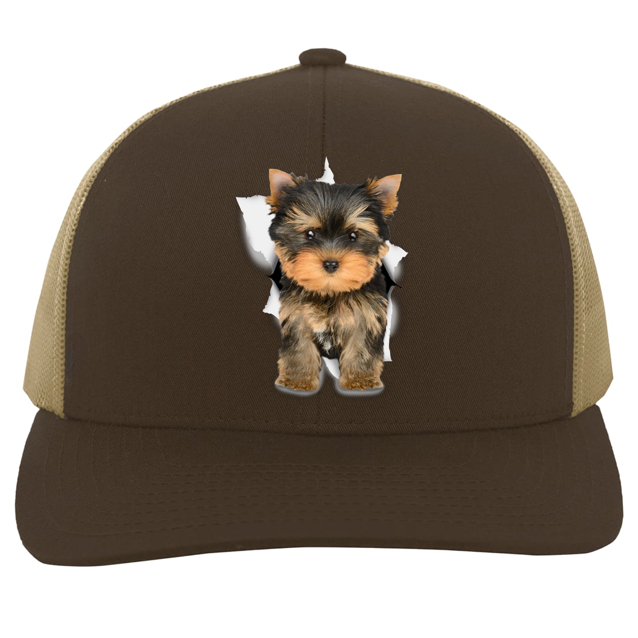 104C Trucker Snap Back - Brown/Khaki