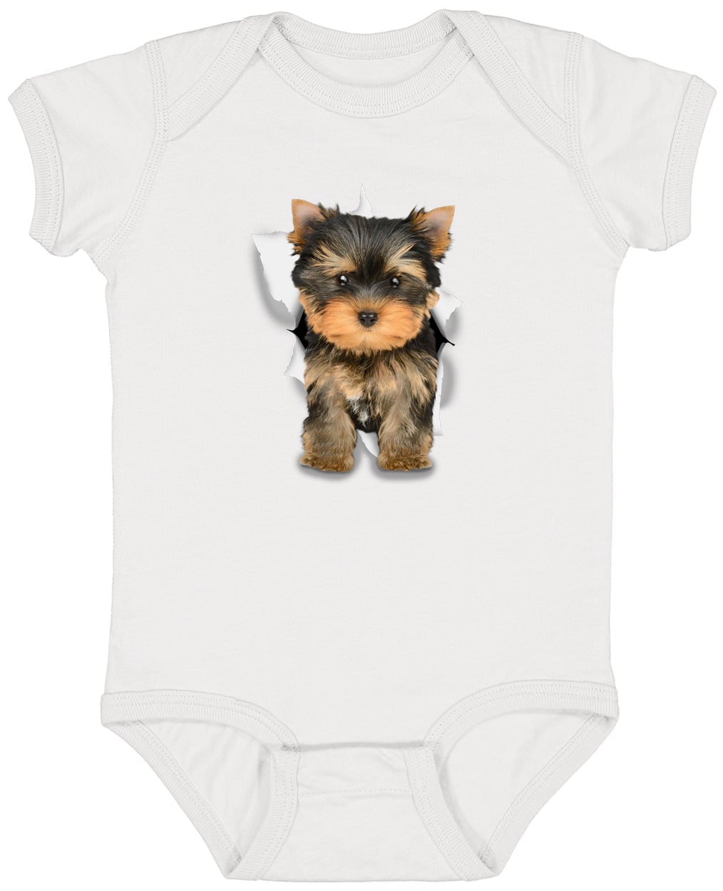 4424 Infant Fine Jersey Bodysuit - White
