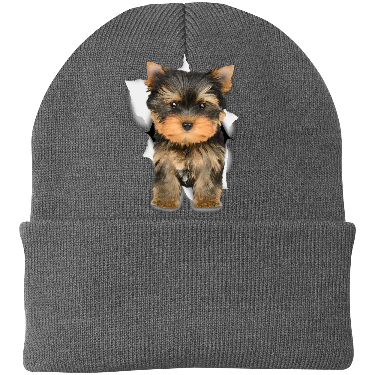 CP90 Port & Company Knit Beanie - Athletic Oxford