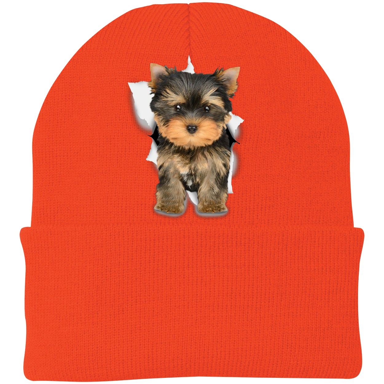 CP90 Port & Company Knit Beanie - Athletic Orange