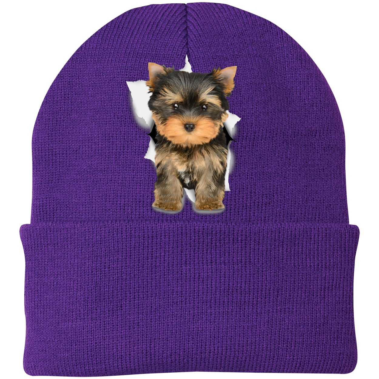 CP90 Port & Company Knit Beanie - Athletic Purple