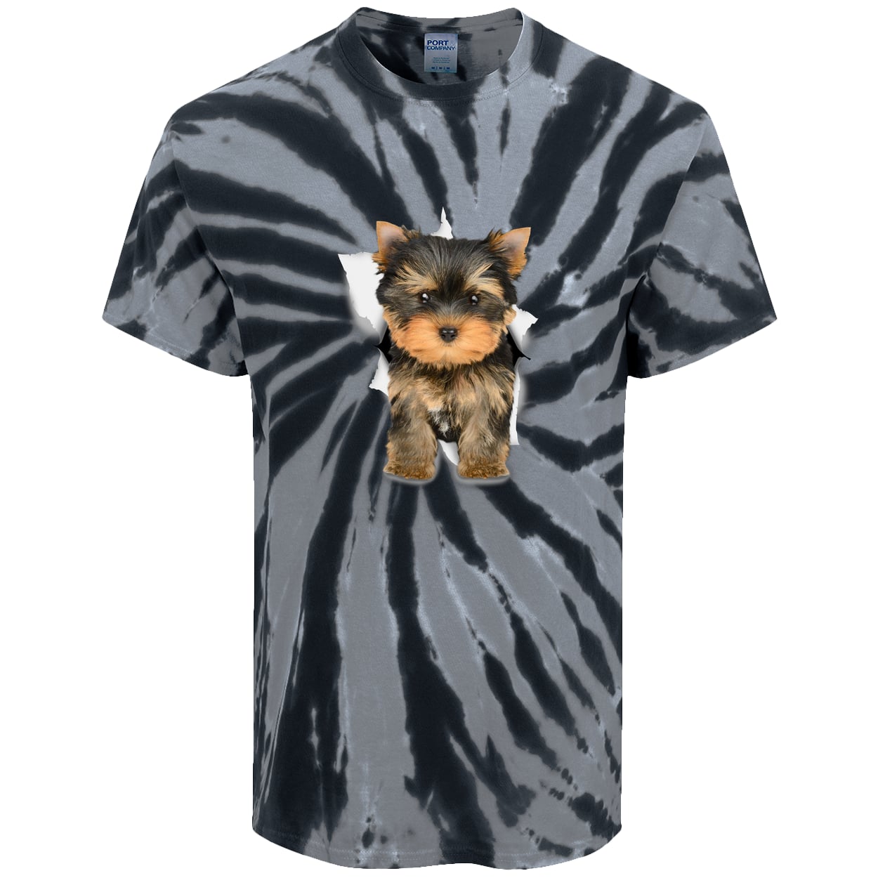 PC147 Port & Company Tie-Dye Tee - Black
