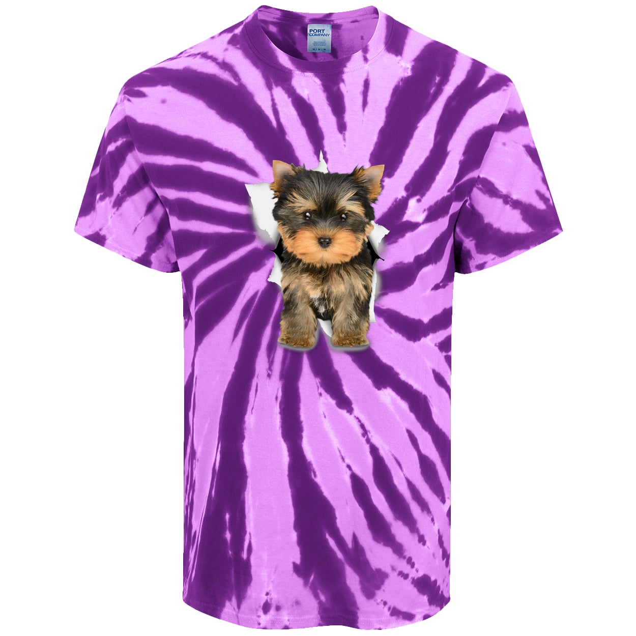 PC147 Port & Company Tie-Dye Tee - Purple
