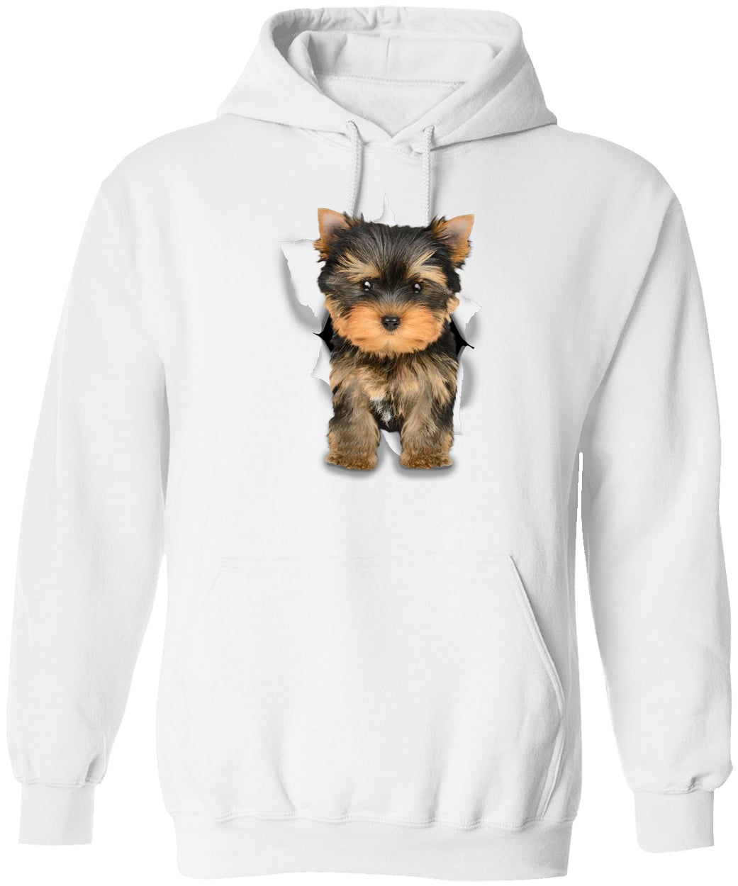 G185 Gildan Pullover Hoodie - White