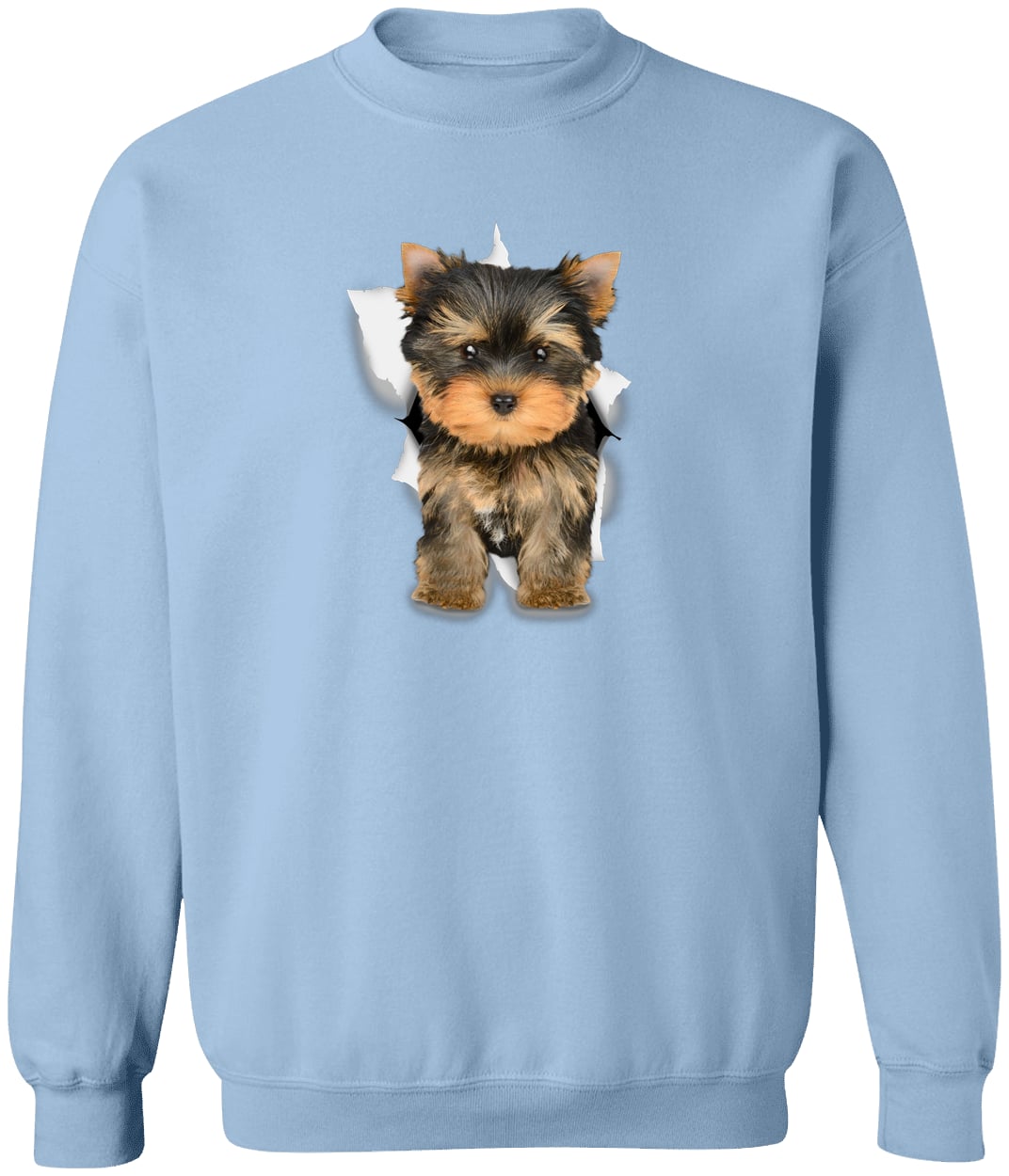G180 Gildan Crewneck Pullover Sweatshirt - Light Blue