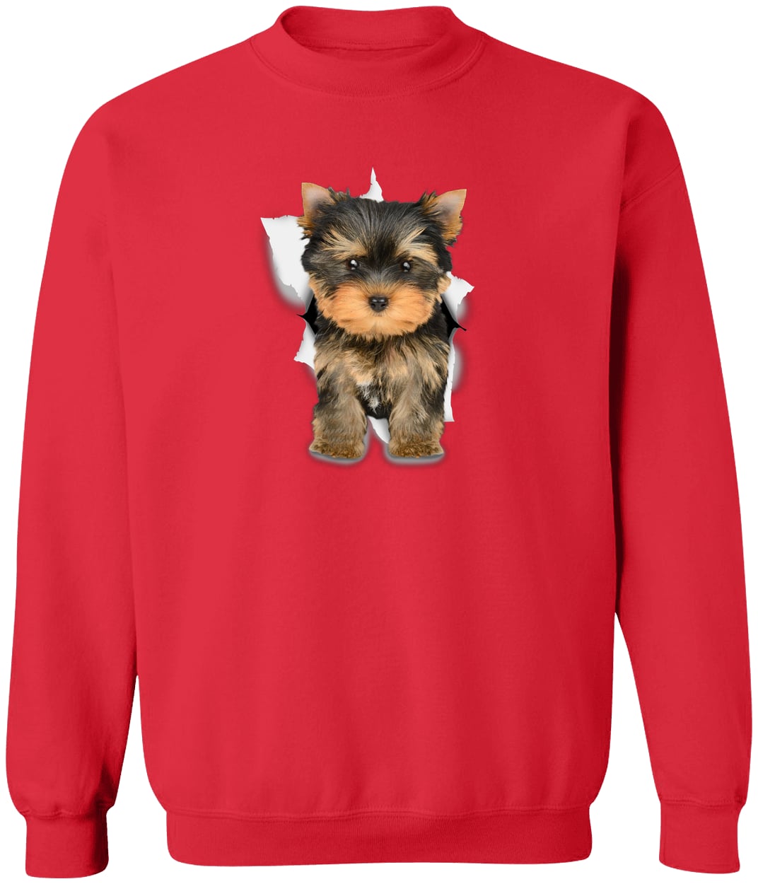 G180 Gildan Crewneck Pullover Sweatshirt - Red