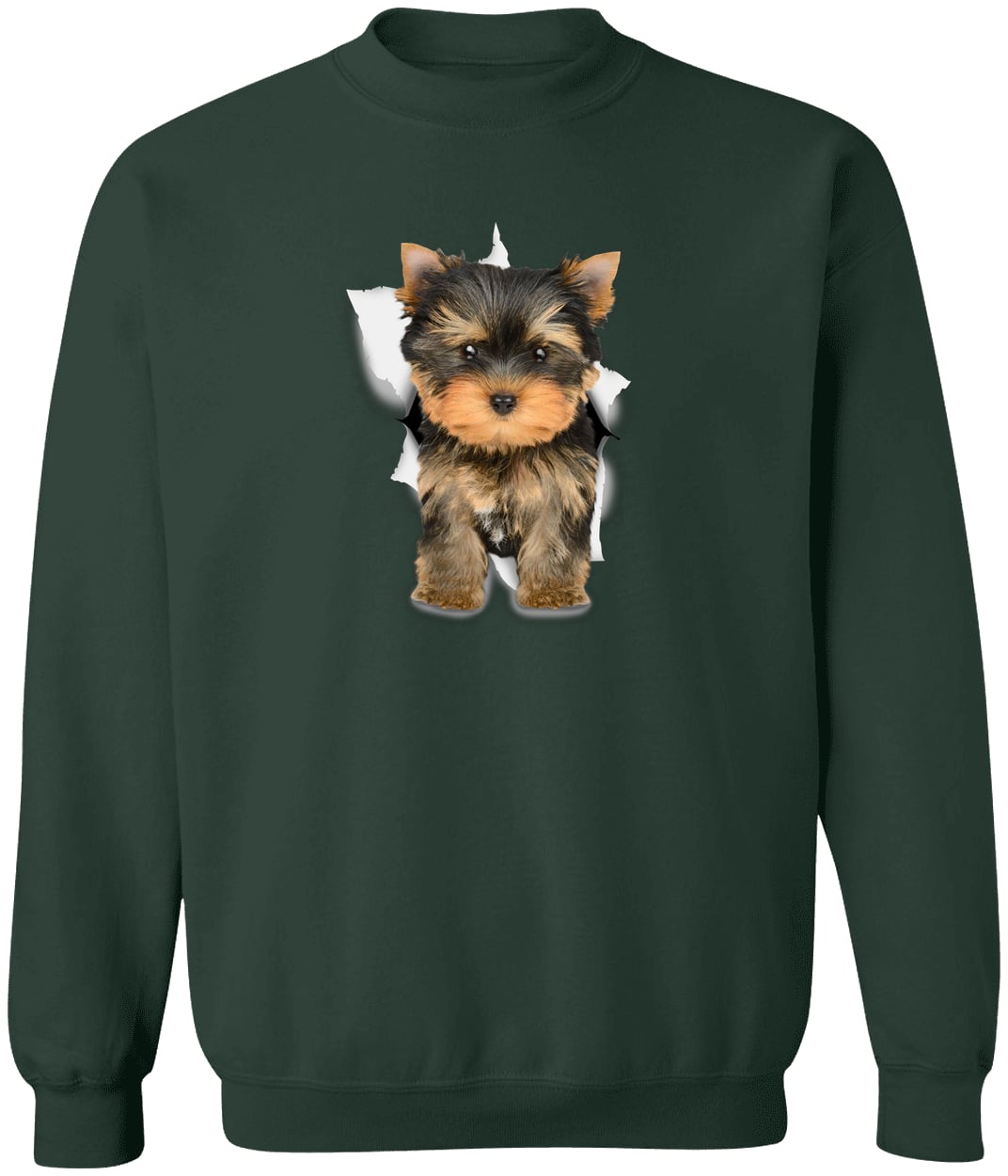G180 Gildan Crewneck Pullover Sweatshirt - Forest Green