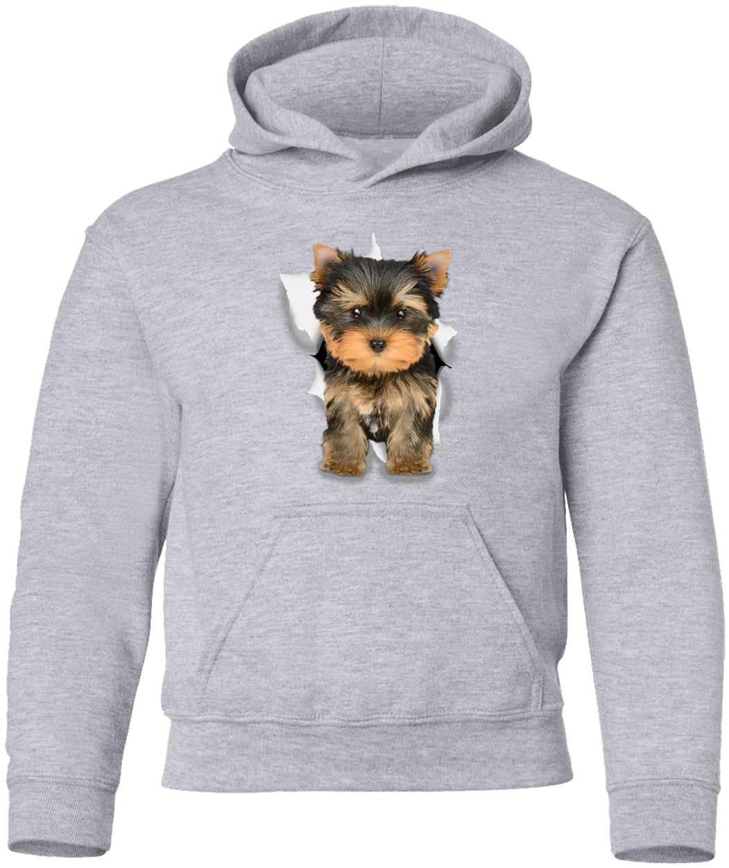 G185B Gildan Youth Pullover Hoodie - Sport Grey