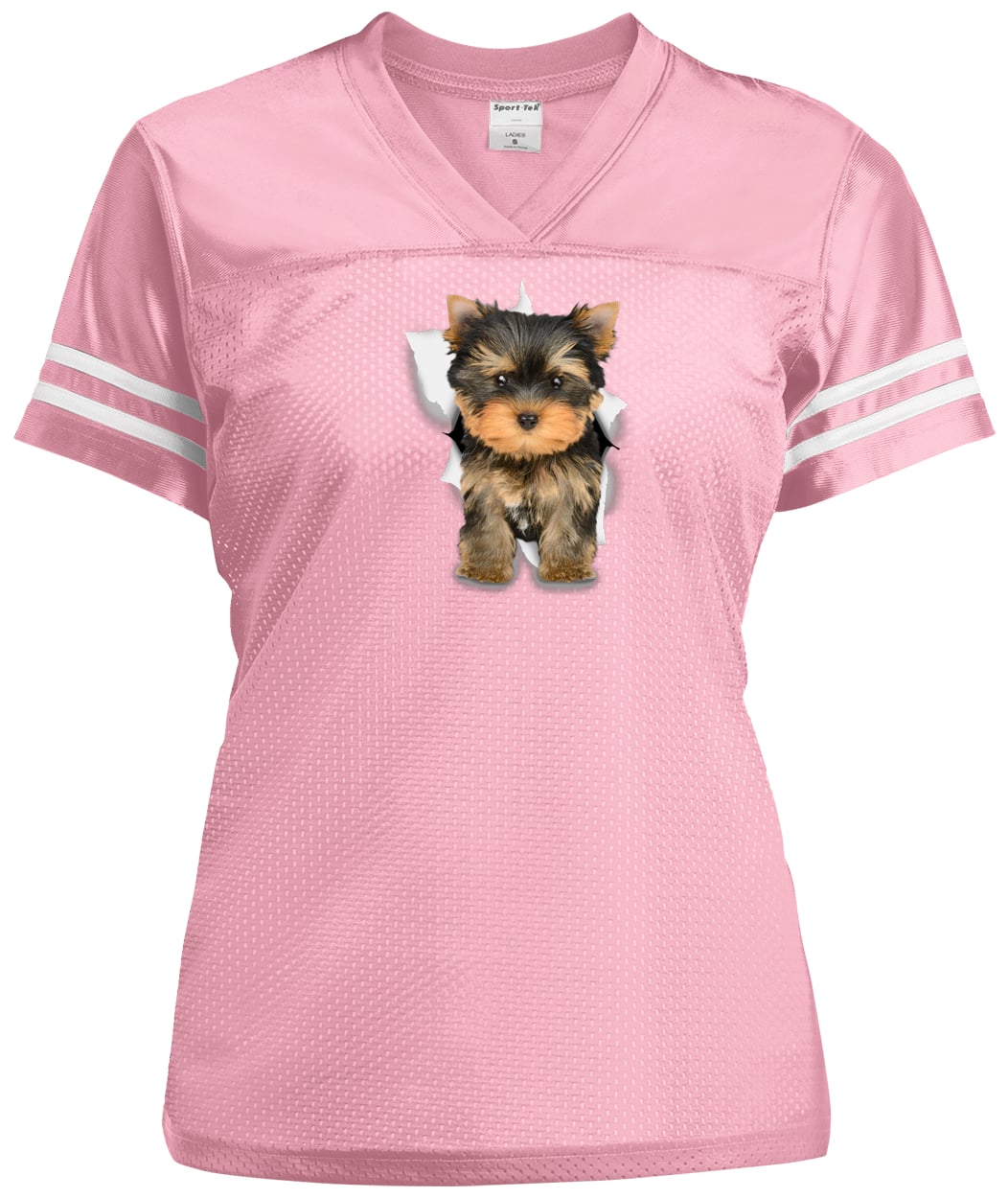 LST307 Sport-Tek Ladies' Replica Jersey - Light Pink/White