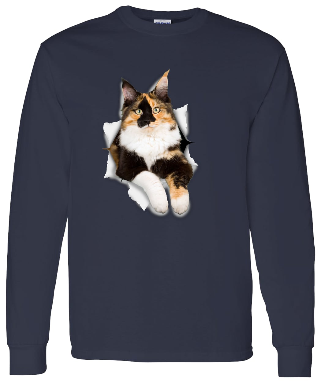 G540 LS T-Shirt 5.3 oz. - Navy