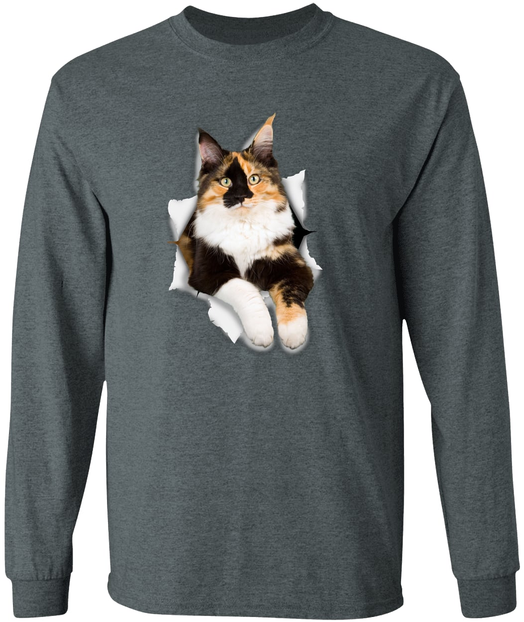 G540 LS T-Shirt 5.3 oz. - Dark Heather