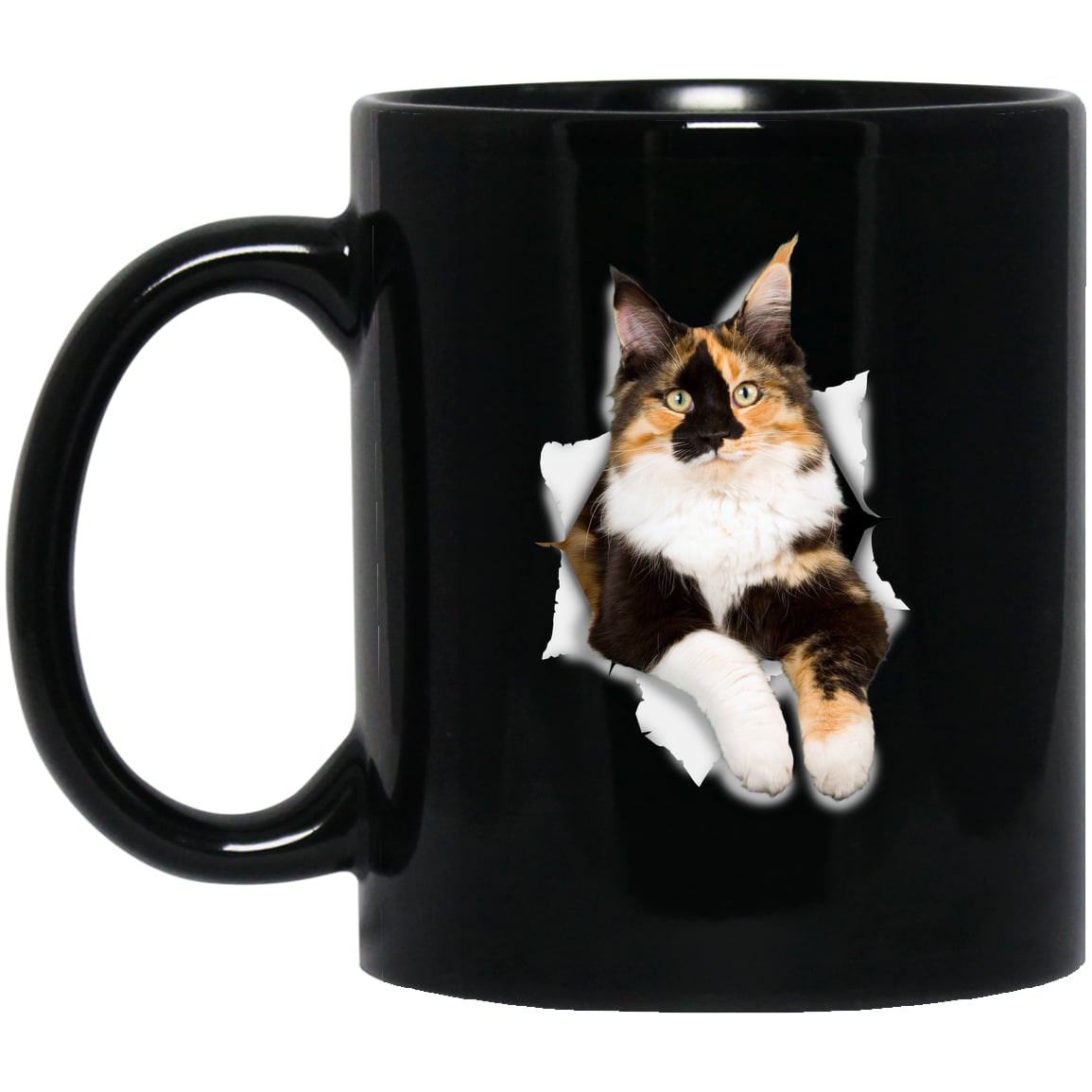 BM11OZ 11oz Black Mug Design Preview