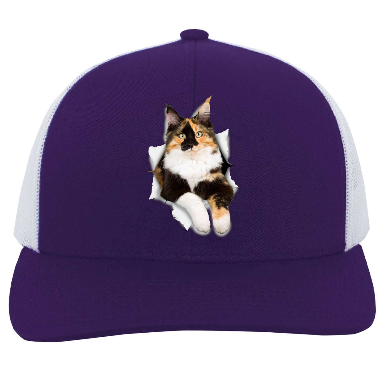 104C Trucker Snap Back - Purple/White