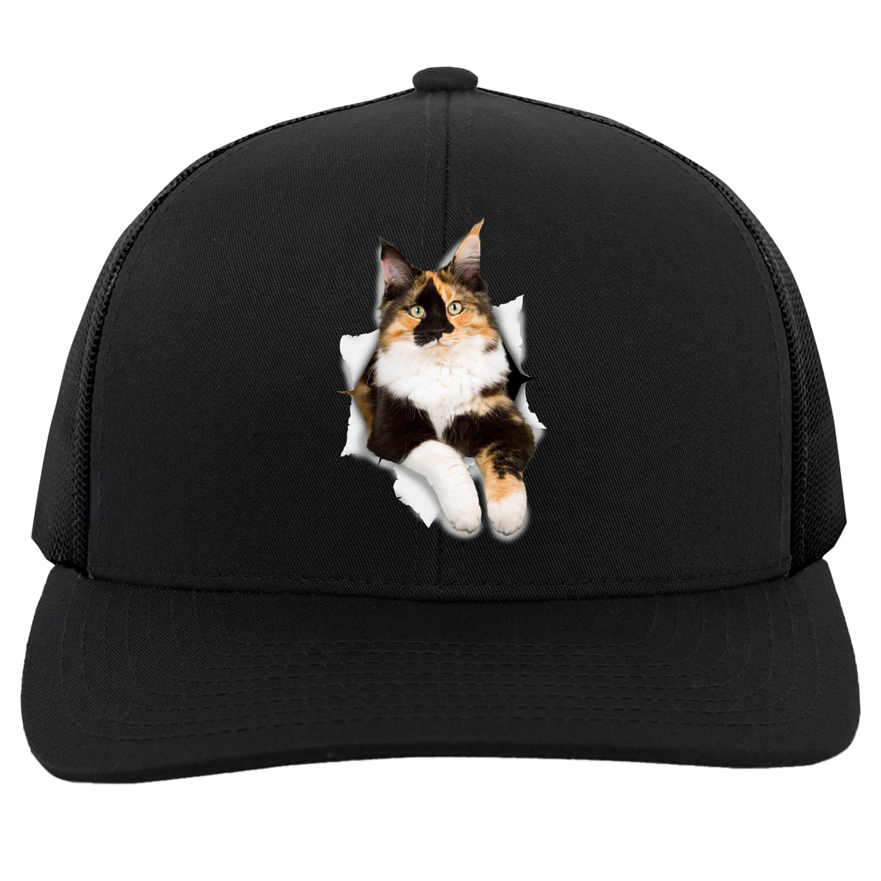 104C Trucker Snap Back - Black