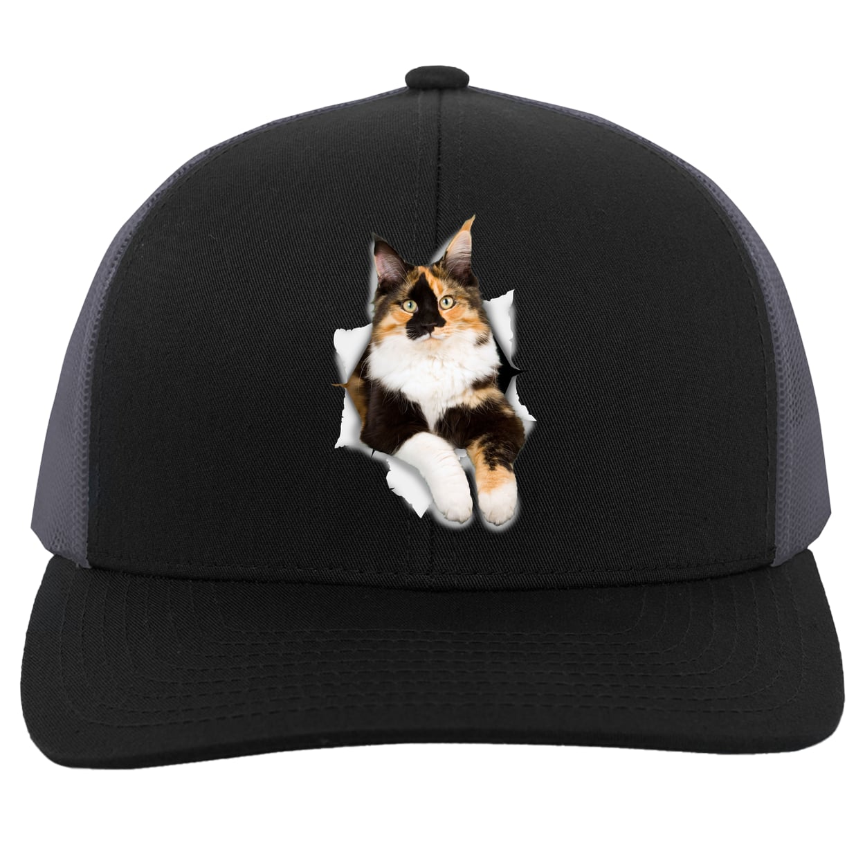 104C Trucker Snap Back - Black/Graphite