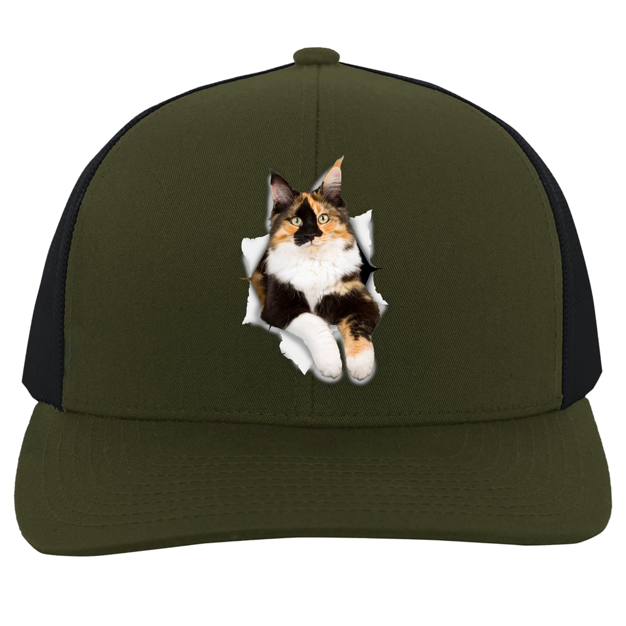 104C Trucker Snap Back - Moss/Charcoal