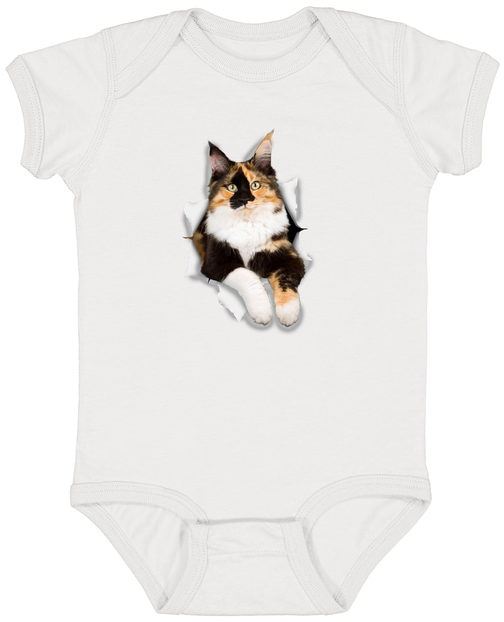 4424 Infant Fine Jersey Bodysuit - White