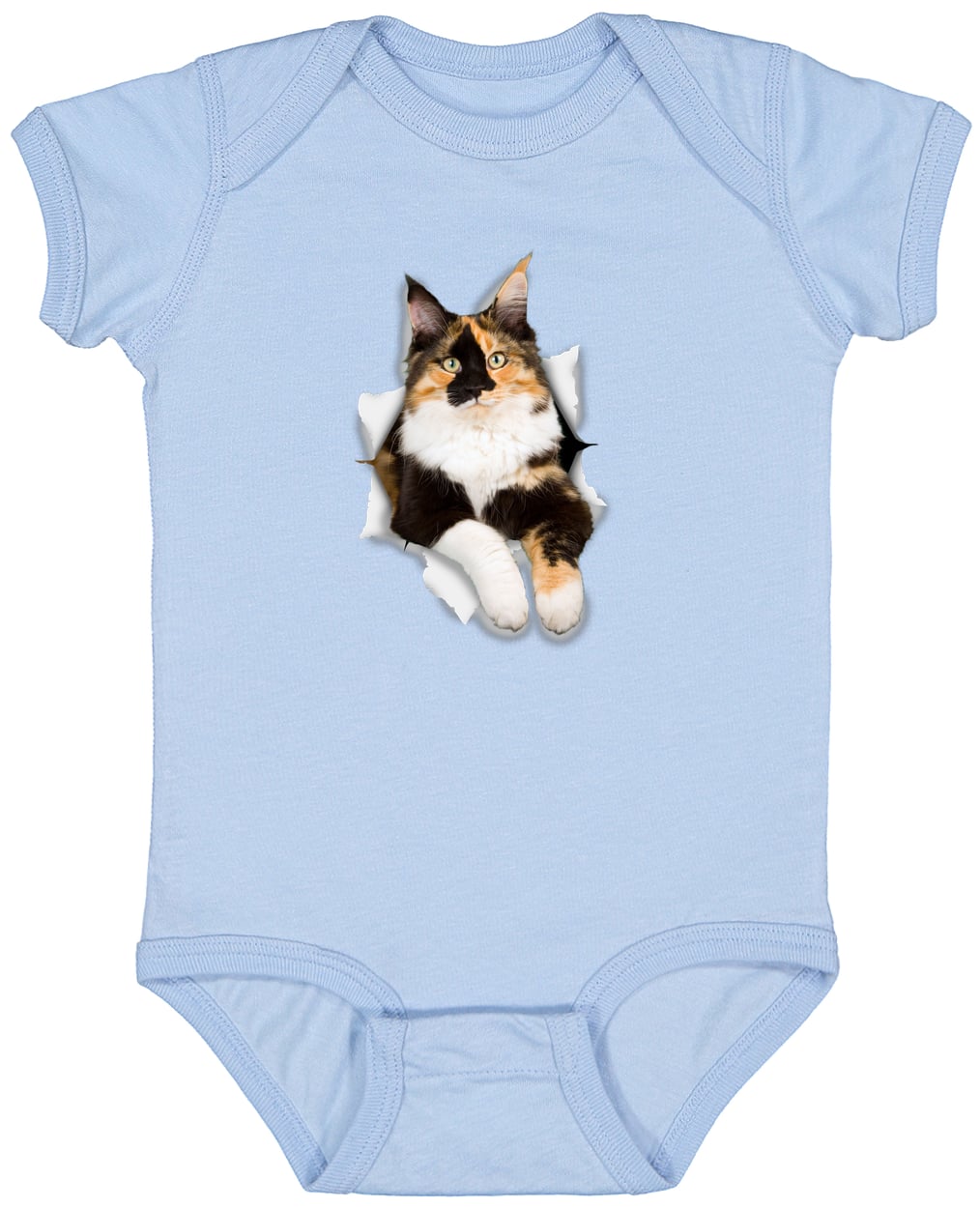 4424 Infant Fine Jersey Bodysuit - Light Blue