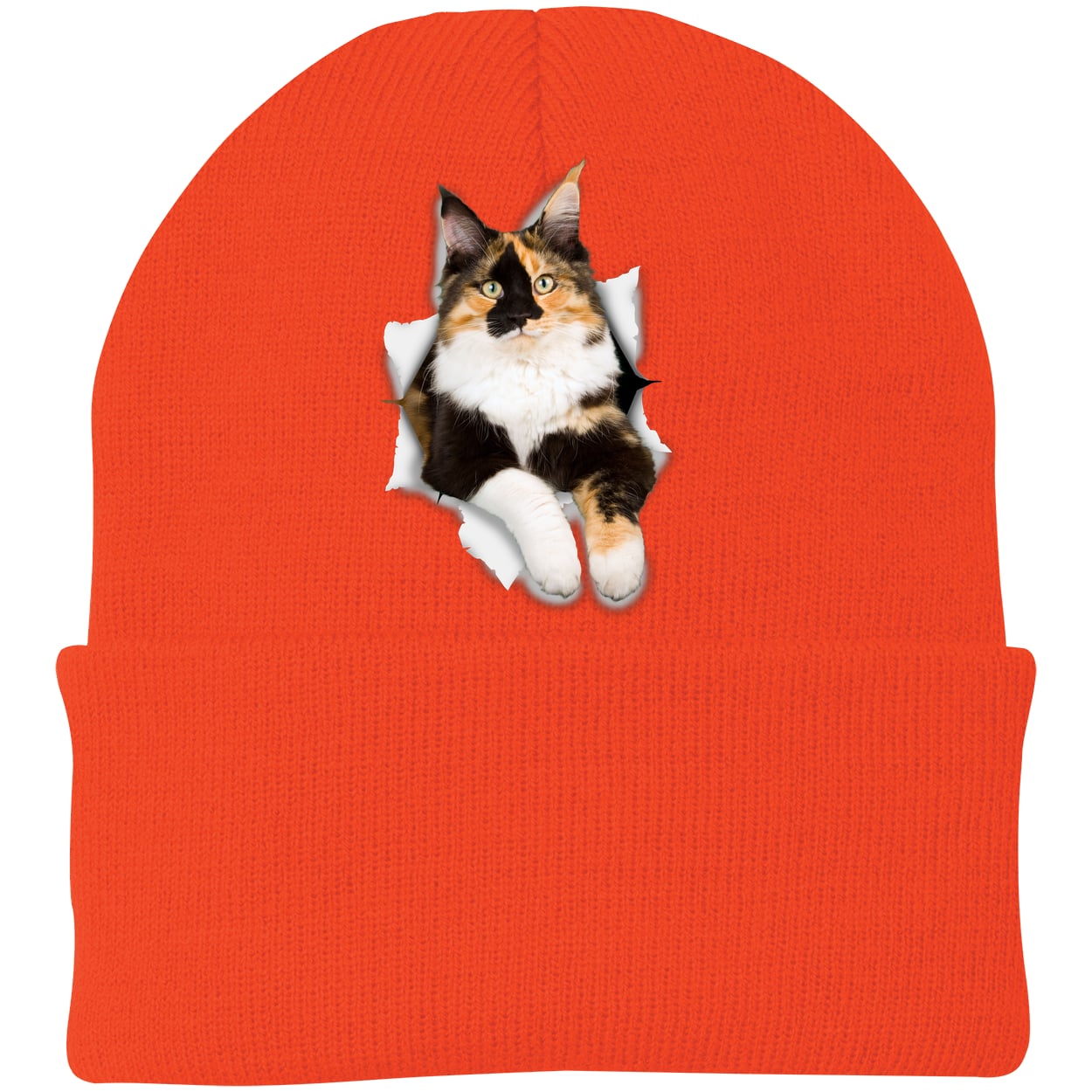 CP90 Port & Company Knit Beanie - Athletic Orange