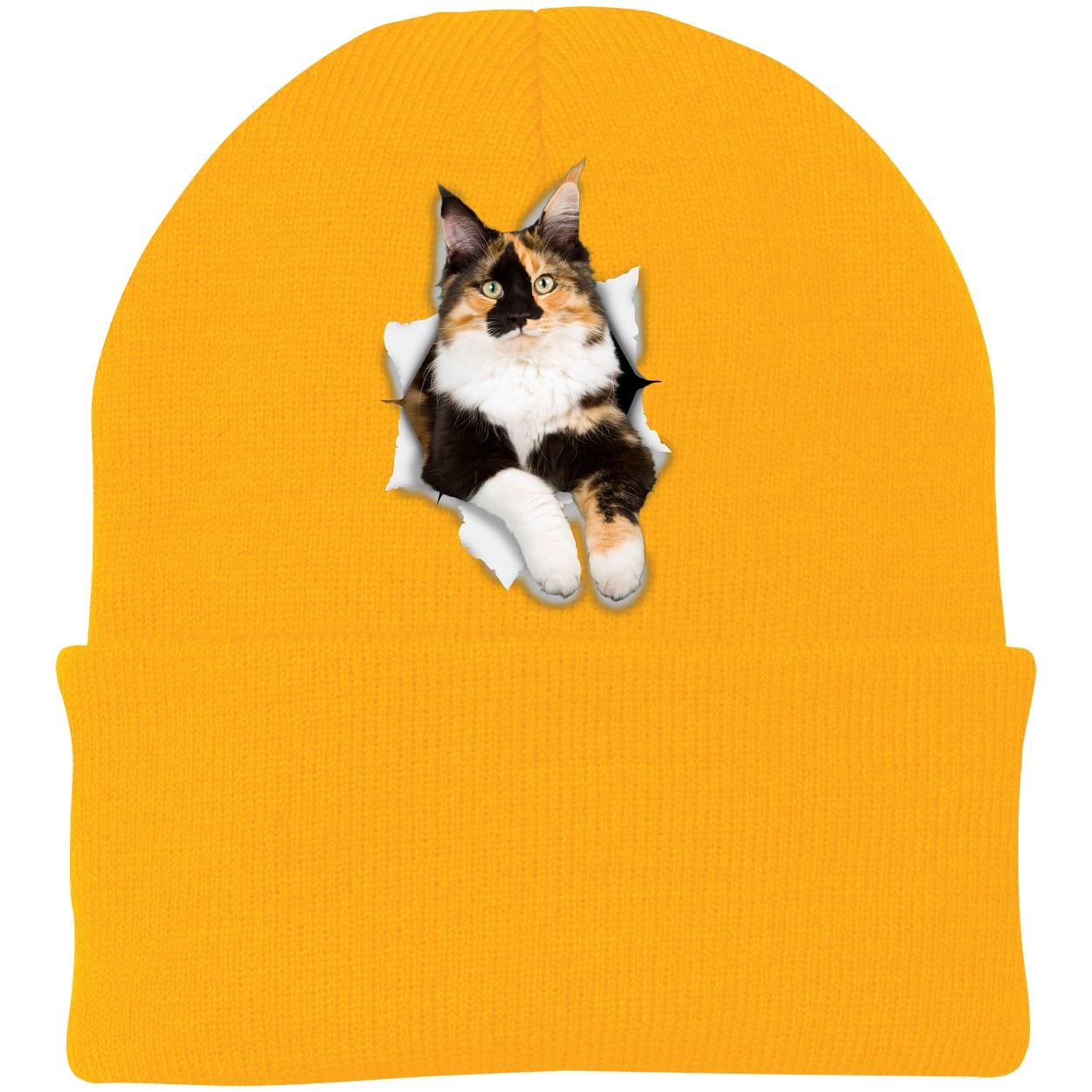 CP90 Port & Company Knit Beanie - Athletic Gold
