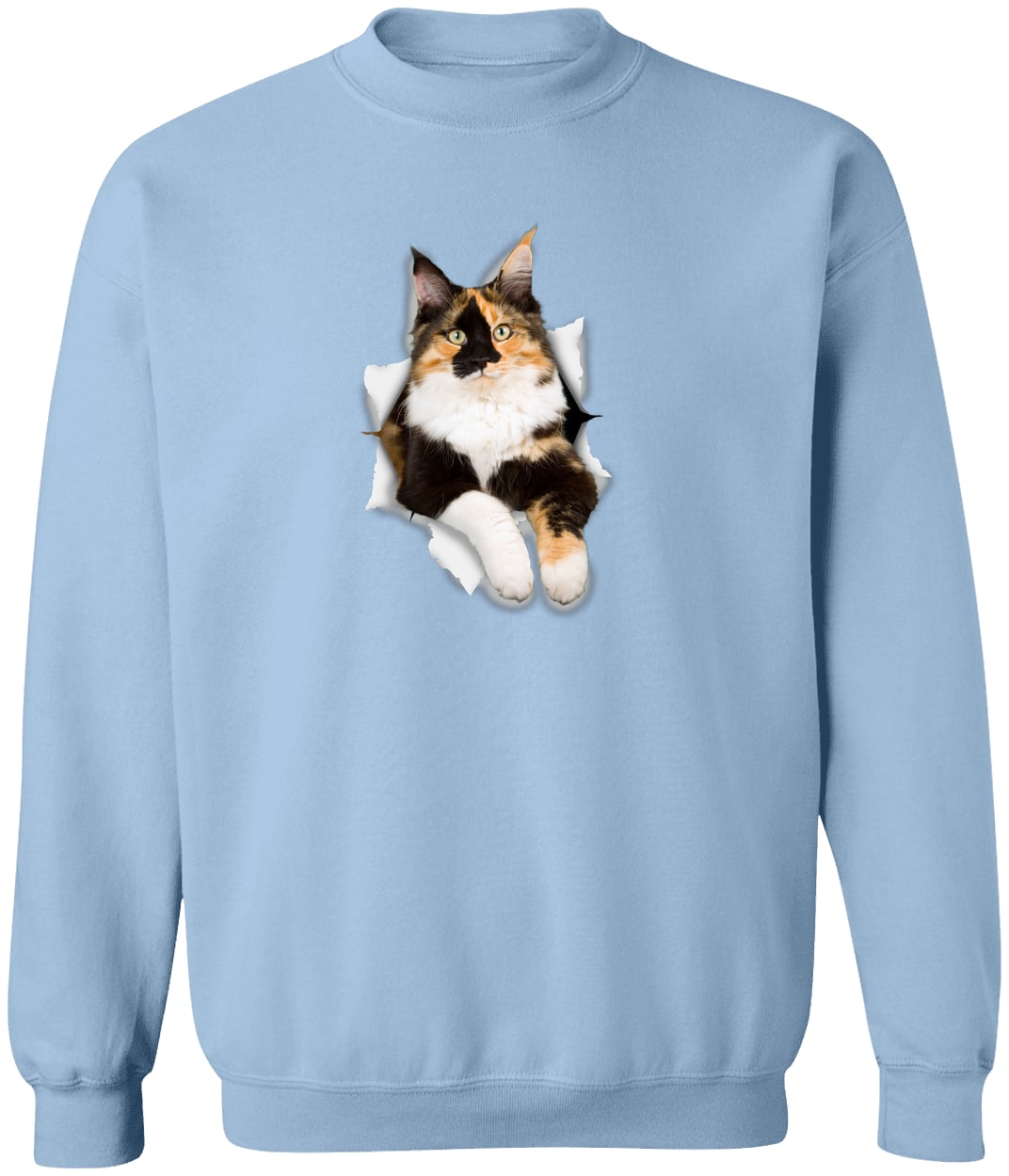 G180 Gildan Crewneck Pullover Sweatshirt - Light Blue