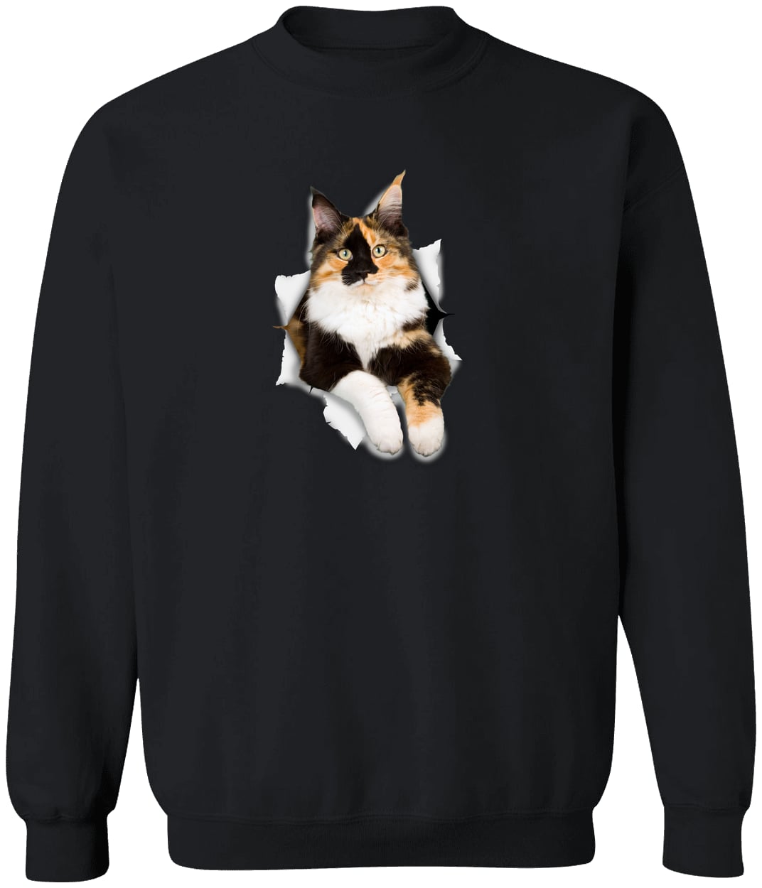 G180 Gildan Crewneck Pullover Sweatshirt - Black