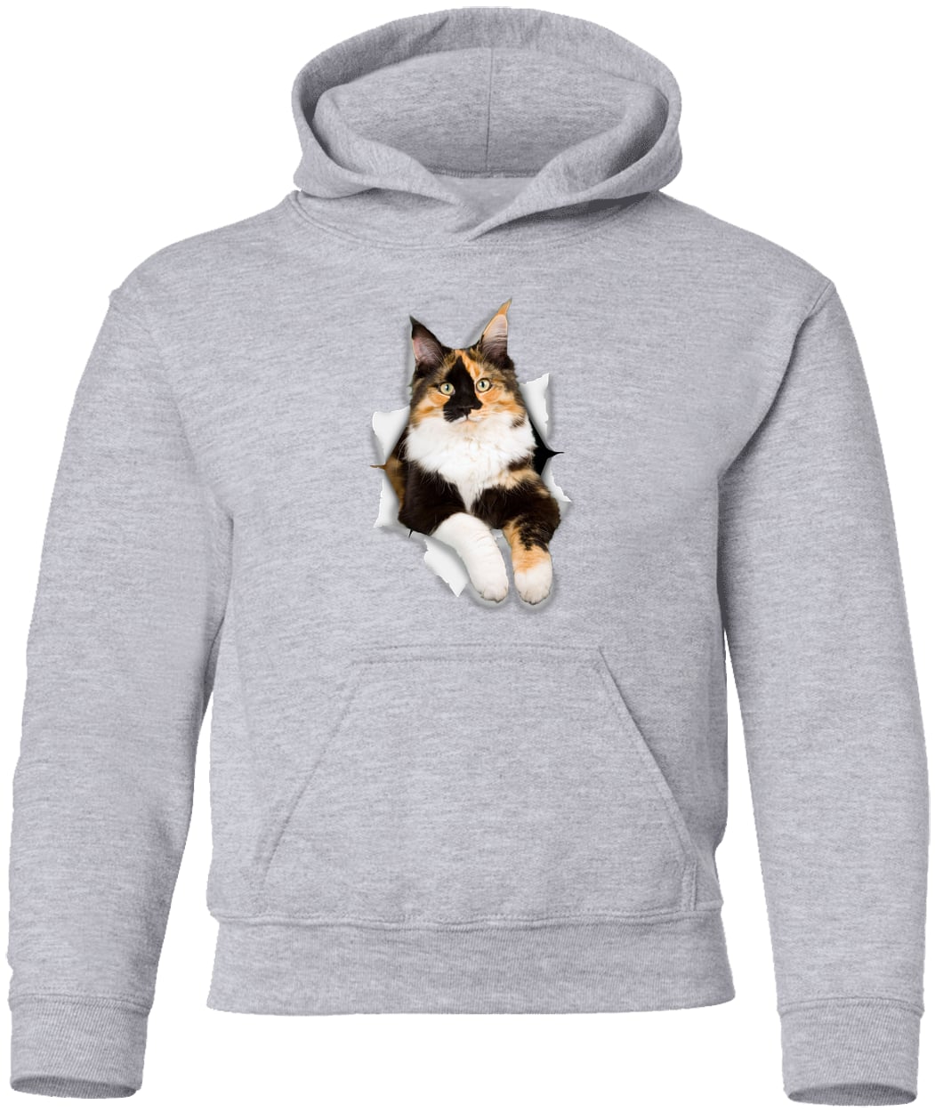 G185B Gildan Youth Pullover Hoodie - Sport Grey