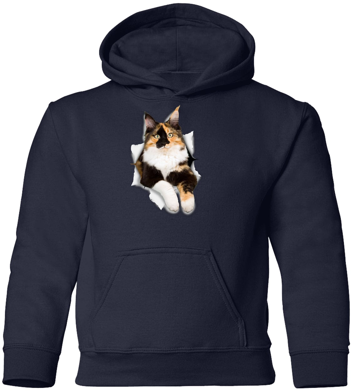 G185B Gildan Youth Pullover Hoodie - Navy