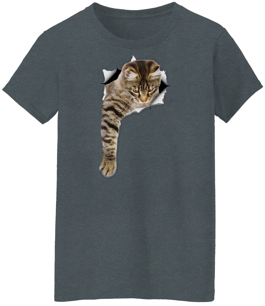 G500L Ladies' 5.3 oz. T-Shirt - Dark Heather