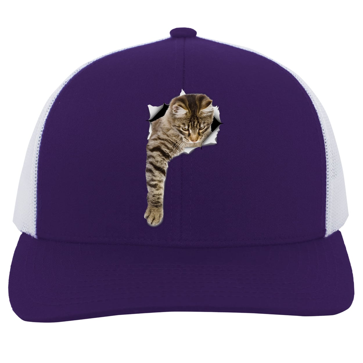 104C Trucker Snap Back - Purple/White