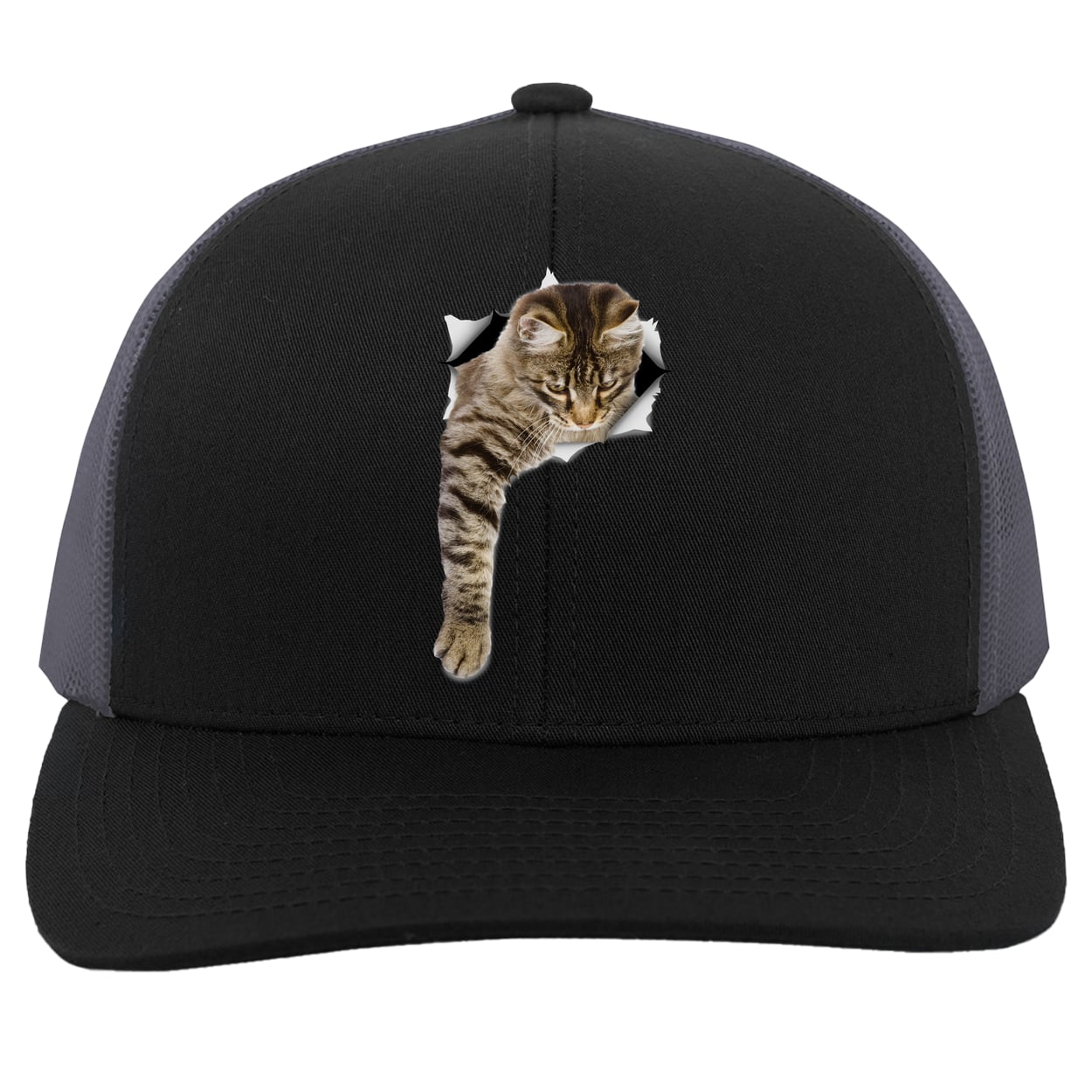 104C Trucker Snap Back - Black/Graphite