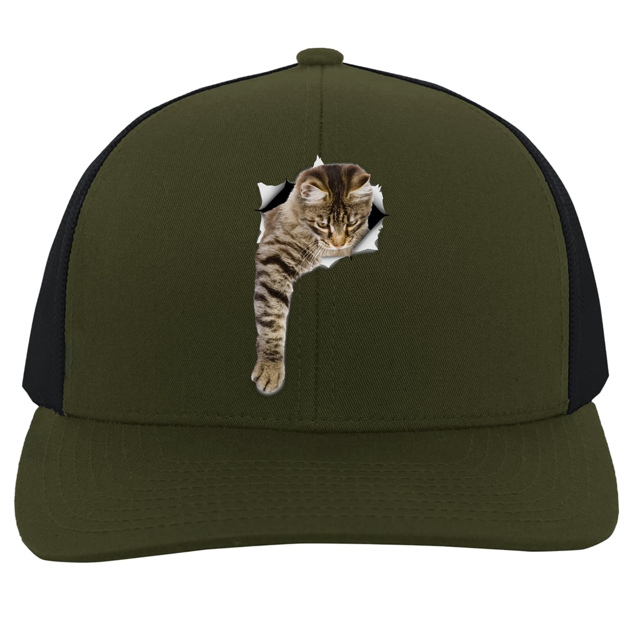 104C Trucker Snap Back - Moss/Charcoal