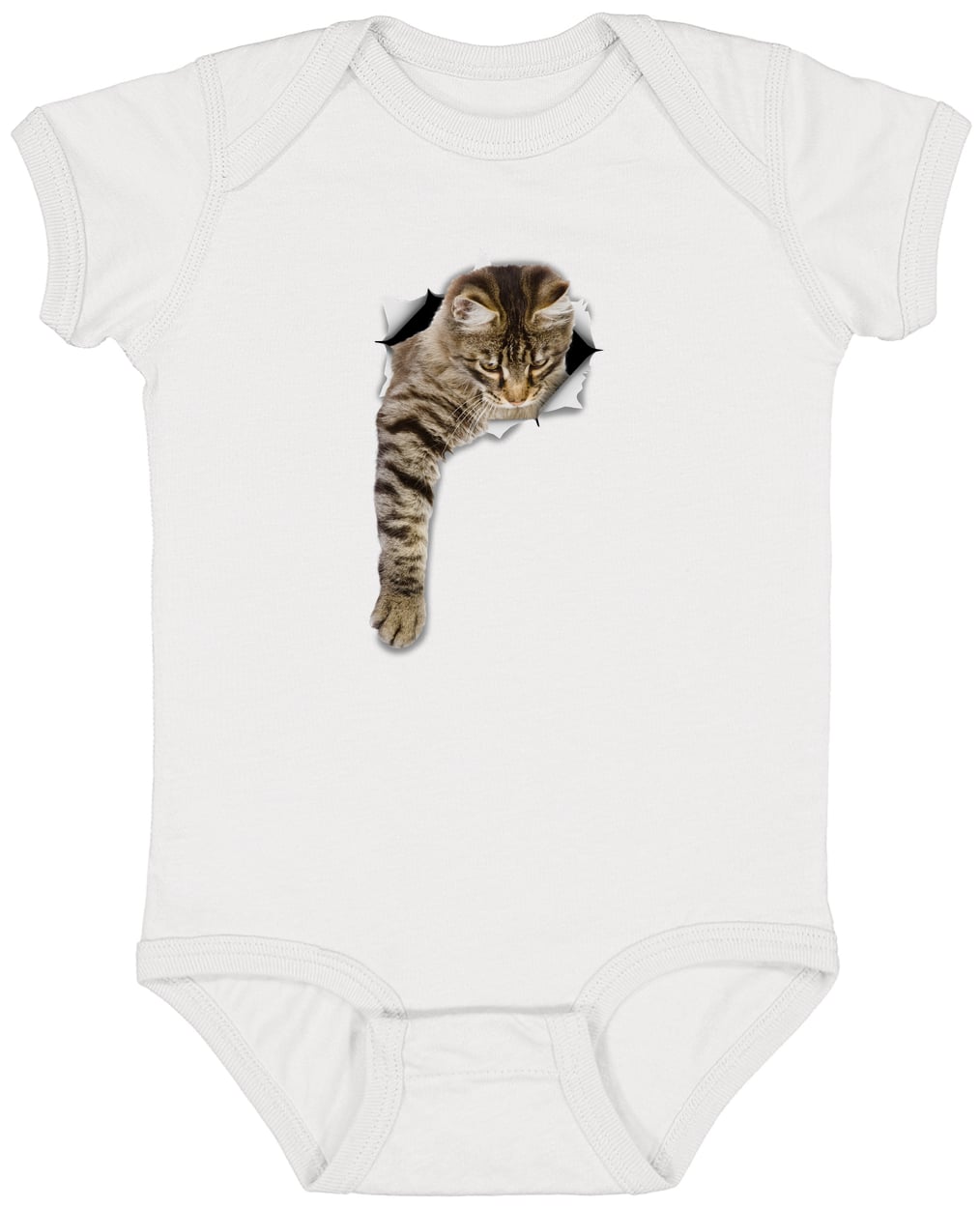 4424 Infant Fine Jersey Bodysuit - White