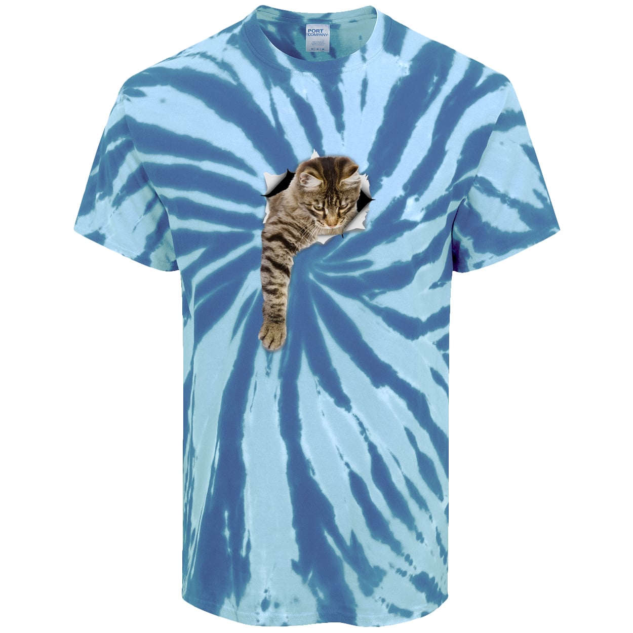 PC147 Port & Company Tie-Dye Tee - Royal