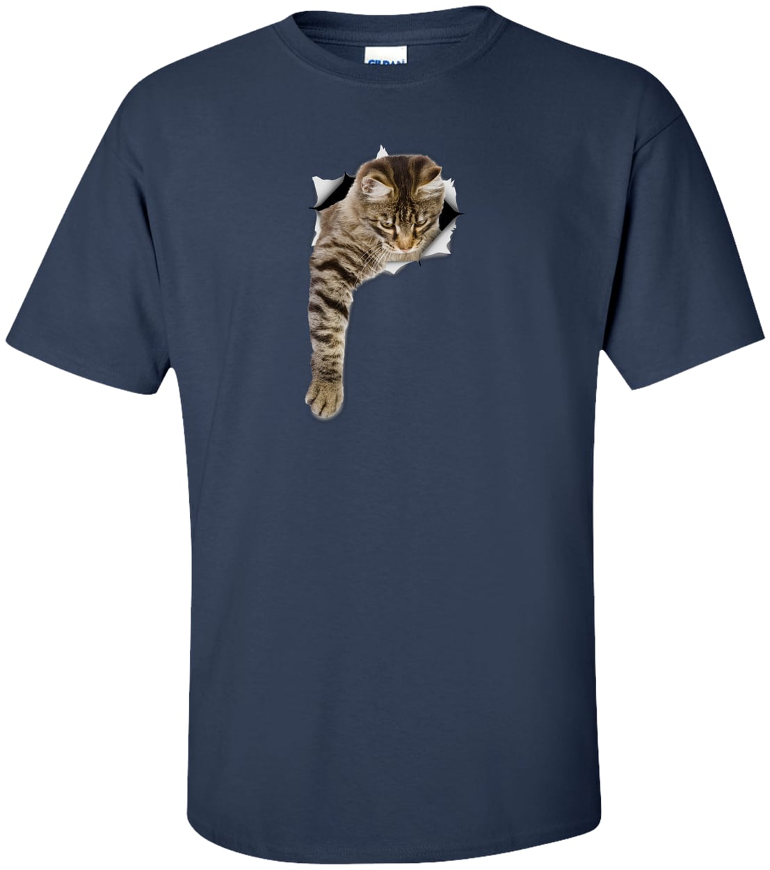 G200T Gildan Mens Tall Ultra Cotton Tee - Navy